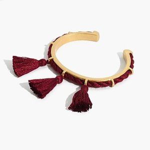 Madewell Tassel Cuff Bracelet